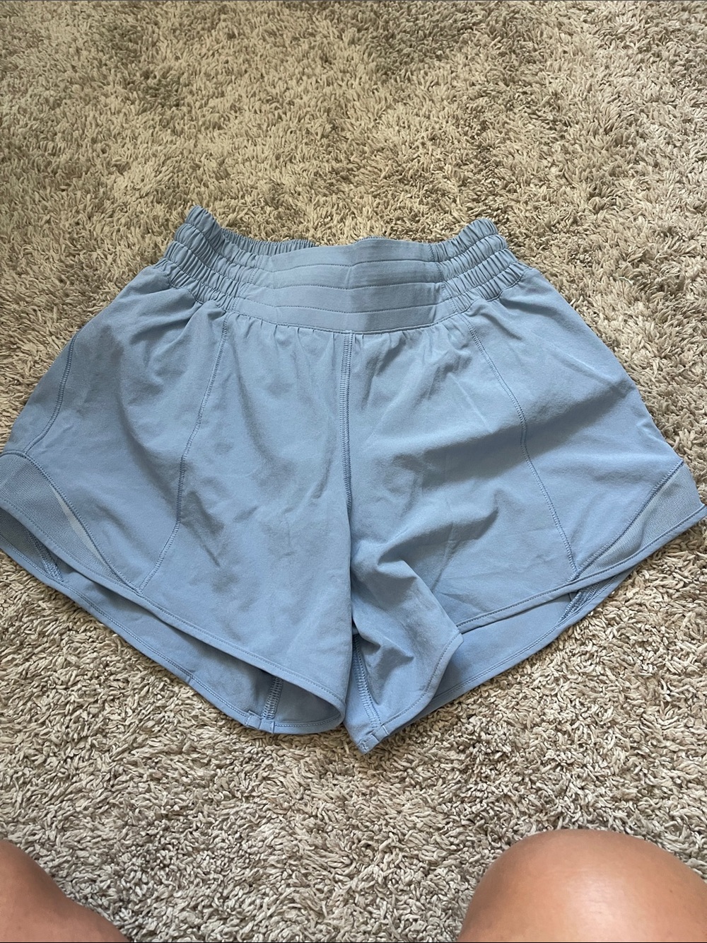 lululemon athletica Light Blue Athletic Shorts